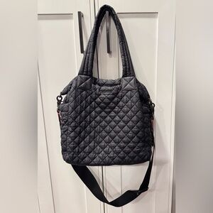 MZ WALLACE SUTTON MEDIUM DELUXE CROSSBODY BLACK BAG